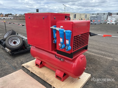2025 Multiquip ACSE15500DF-10 67 cfm Skid-Mounted 500 L Air Compressor (Unused)