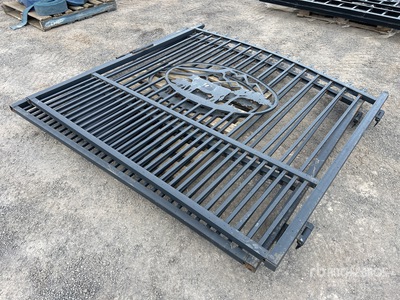 14 ft Wrought Iron Bi-Parting Cancello