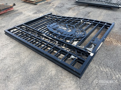 14 ft Wrought Iron Bi-Parting بوابة المدخل