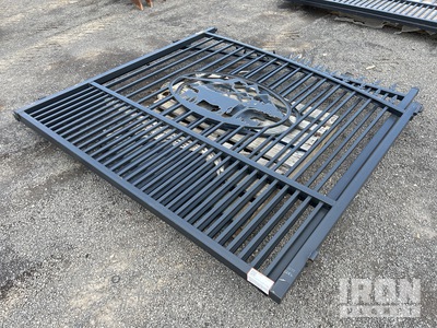 14 ft Wrought Iron Bi-Parting بوابة المدخل