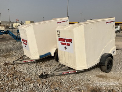 Master Trailer 2.2 m S/A Quantity of 2 Tow behind Van Trailer