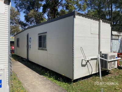12 m x 3 m Skid-Mounted Mobile Office