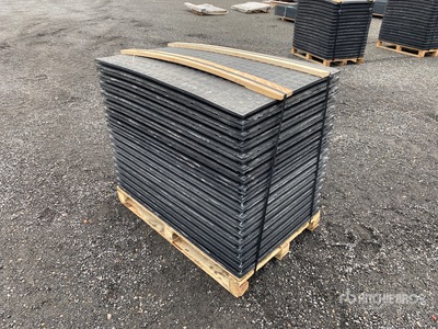 Quantity of (35) Connectable Road Plates (Unused)