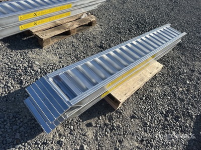 2025 6 Ton Aluminum Loading Ramps その他 - 店舗 & 倉庫 (Unused)