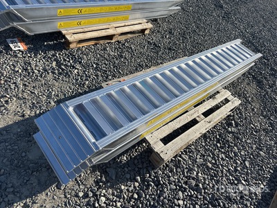 2025 6 Ton Aluminum Loading Ramps その他 - 店舗 & 倉庫 (Unused)