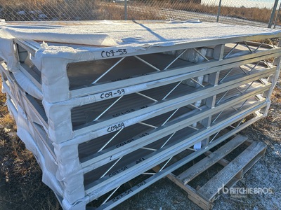 Quantity of (3) 2025 BYT BDF6 6 ft x 8 ft Aluminum Boat Dock Section Kit (Unused)