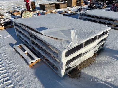 Quantity of (3) 2025 BYT BDF6 6 ft x 8 ft Aluminum Boat Dock Section Kit (Unused)