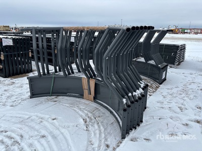 Quantity of (9) 2025 BYT MGFF84 84 in Magnum Prairie Funnel Livestock Feeder (Unused)