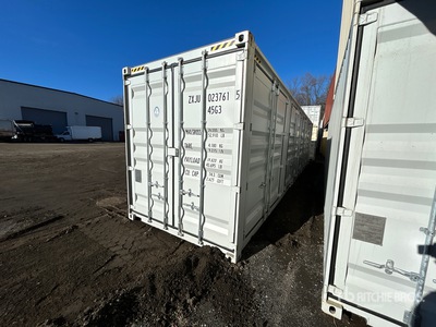 2026 40 ft High Cube Multi-Door Storage Container