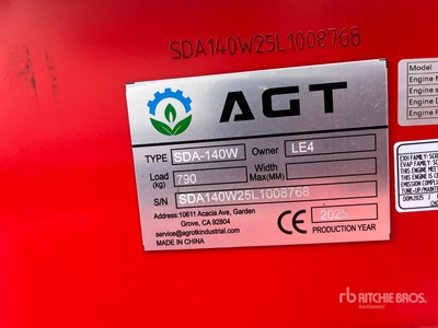 2026 AGT SDA140W Wheel Loader (Unused)