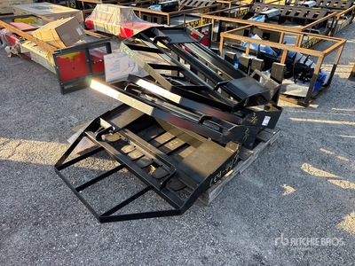 Quantity of (4) 2026 Mower King SA 48 in Skid Steer Forks (Unused)