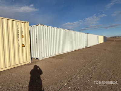 2026 40 ft High Cube Multi-Door Storage Container