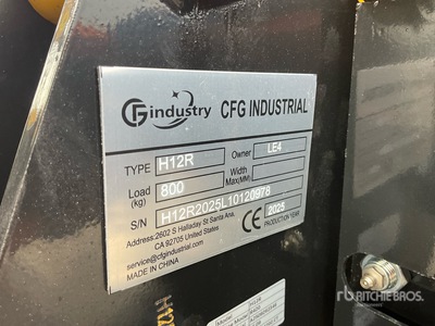 2026 CFG H12R حفارة صغيرة (Unused)