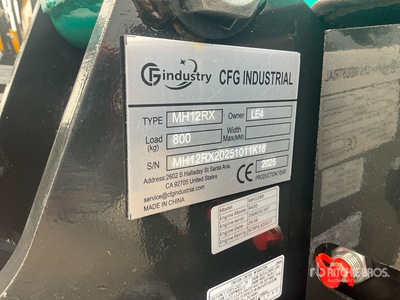 2026 CFG MH12RX حفارة صغيرة (Unused)