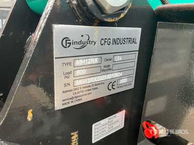 2026 CFG MH12RX حفارة صغيرة (Unused)