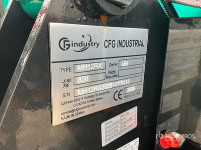 2026 CFG MH12RX حفارة صغيرة (Unused)