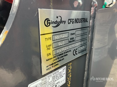 2026 CFG MX15RX حفارة صغيرة (Unused)