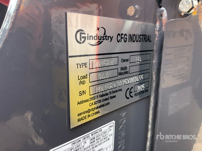 2026 CFG MX15RX حفارة صغيرة (Unused)