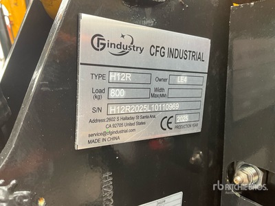 2026 CFG H12R حفارة صغيرة (Unused)