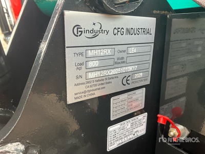 2026 CFG MH12RX حفارة صغيرة (Unused)