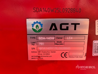 2026 AGT SDA140W Wheel Loader (Unused)