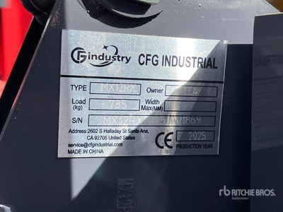 2026 CFG MX12RX Mini Excavator (Unused)