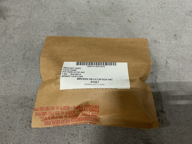 (4) Sikorsky 70551-01101-041 Bracket Assemblies