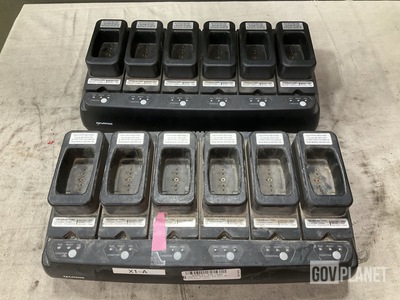 (4) Harris RF-5853 Battery Chargers