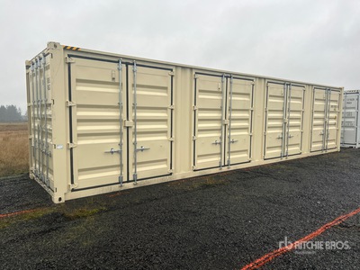 2025 40 ft High Cube Multi-Door Storage Container