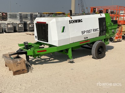 2025 Schwing SP1807 RMC Portable Concrete Pump (Unused)