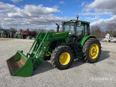 2020 John Deere 6120M 4WD Tracteur agricole 4 roues motrices