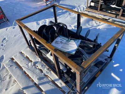 2025 Mower King SSECAG-Y 3 Auger Bits w/ مثقاب للسكيد ستير (Unused)