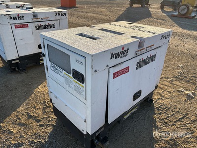 Shindaiwa DGK7F 6.5 kVA Skid-Mounted Generador