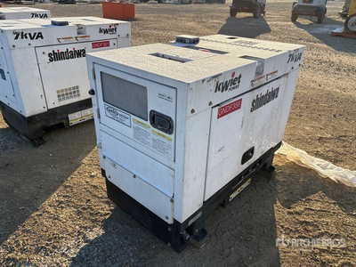 Shindaiwa DGK7F 6.5 kVA Skid-Mounted Generador