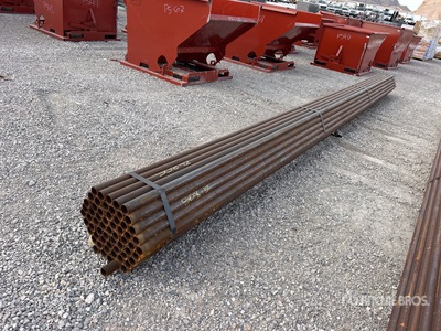 Quantity of (61) 1 7/8 in OD Blk Schedule 40 x 21 ft Steel Pipe (Unused)
