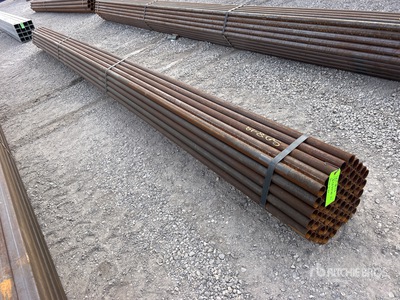 Quantity of (61) 1-7/8 in OD Blk Schedule 40 x 21 ft Steel Pipe (Unused)