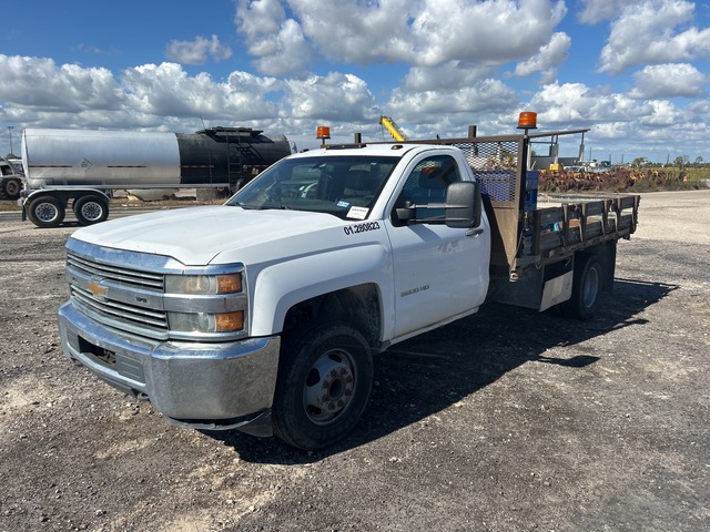 2016 Chevrolet 3500 4x2 Flatbed Truck