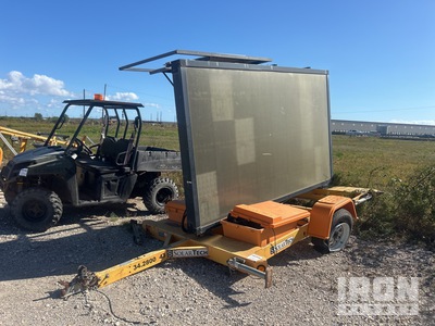 2016 Solar Tech Silent Messenger Solar Quadro messaggi (Inoperable)