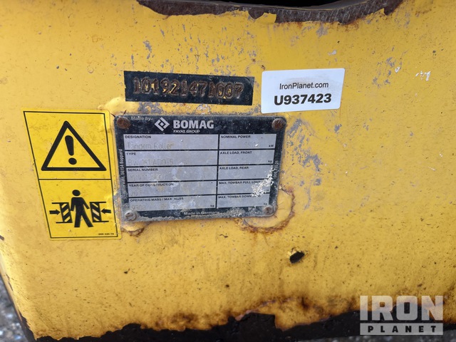 COMPACTADOR 2015 BOMAG BW161ADO5