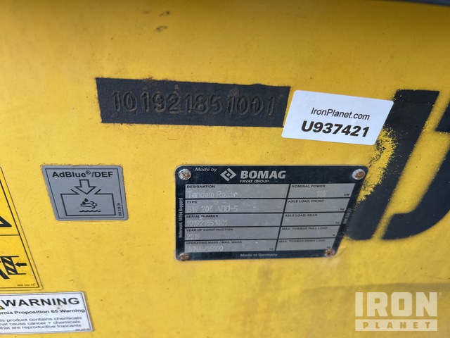 COMPACTADOR 2019 BOMAG BW206ADO5