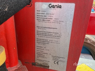 2013 Genie Z45/25 Knikarmhoogwerker