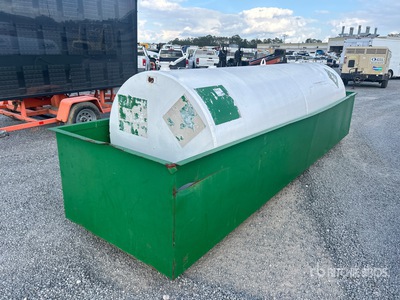 1000 gal Skid Mounted Steel Kraftstofftank