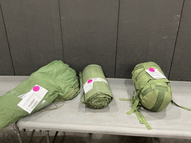 (8) Sleeping Bags, (51) Self-Inflating Sleeping Mats & Assorted Items (8) Sleeping Bags, (51) Self-Inflating Sleeping Mats & Assorted Items