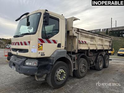 2006 Renault Kerax 380 8x4 Camion Bi-Benne 8x4 Tipper Truck (Inoperable)