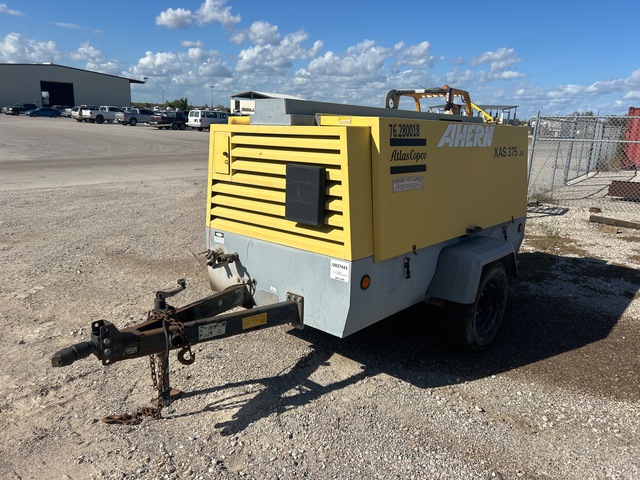 2012 Atlas Copco XAS375T3 375 cfm Mobile Air Compressor