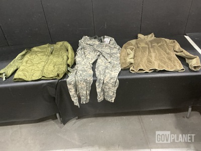 (1) Coat Liner, (10) Pairs of Trousers & (46) Jackets