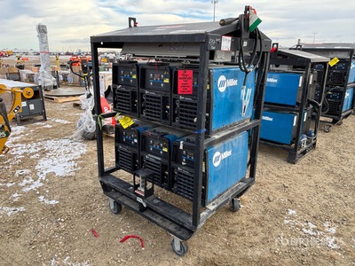 2021 Miller Electric XMT 350 Field Pro Skid-Mounted Multi-Process Multi-Operator Welder