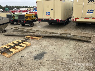 Quantity of (2) 16 ft concrete chute