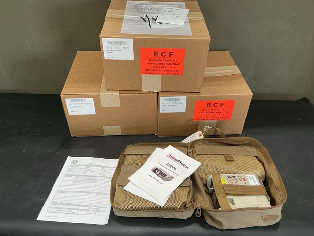 (3) AutoMedx SAVe Simplified Automated Ventilators (3) AutoMedx SAVe Simplified Automated Ventilators