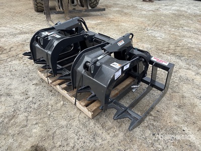 Stout 84 in Root Rake Grappin pour chargeuse à différentiel